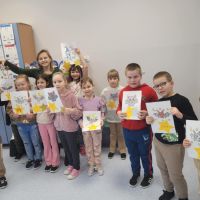 Uczniowie kl. I-III podczas warsztatów