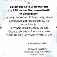 Podziękowanie od Eco Moda