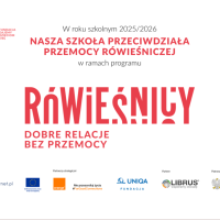 Zaświadczenie o udziale szkoły w projekcie